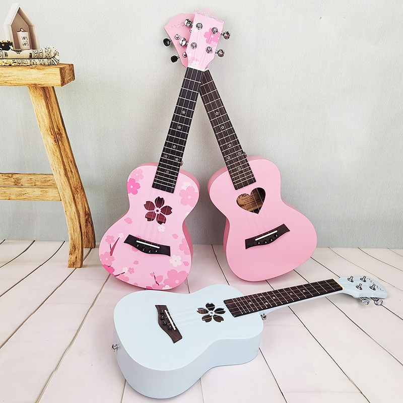 Musical Instrument Ukulele - Ukulele beginner student pink children small