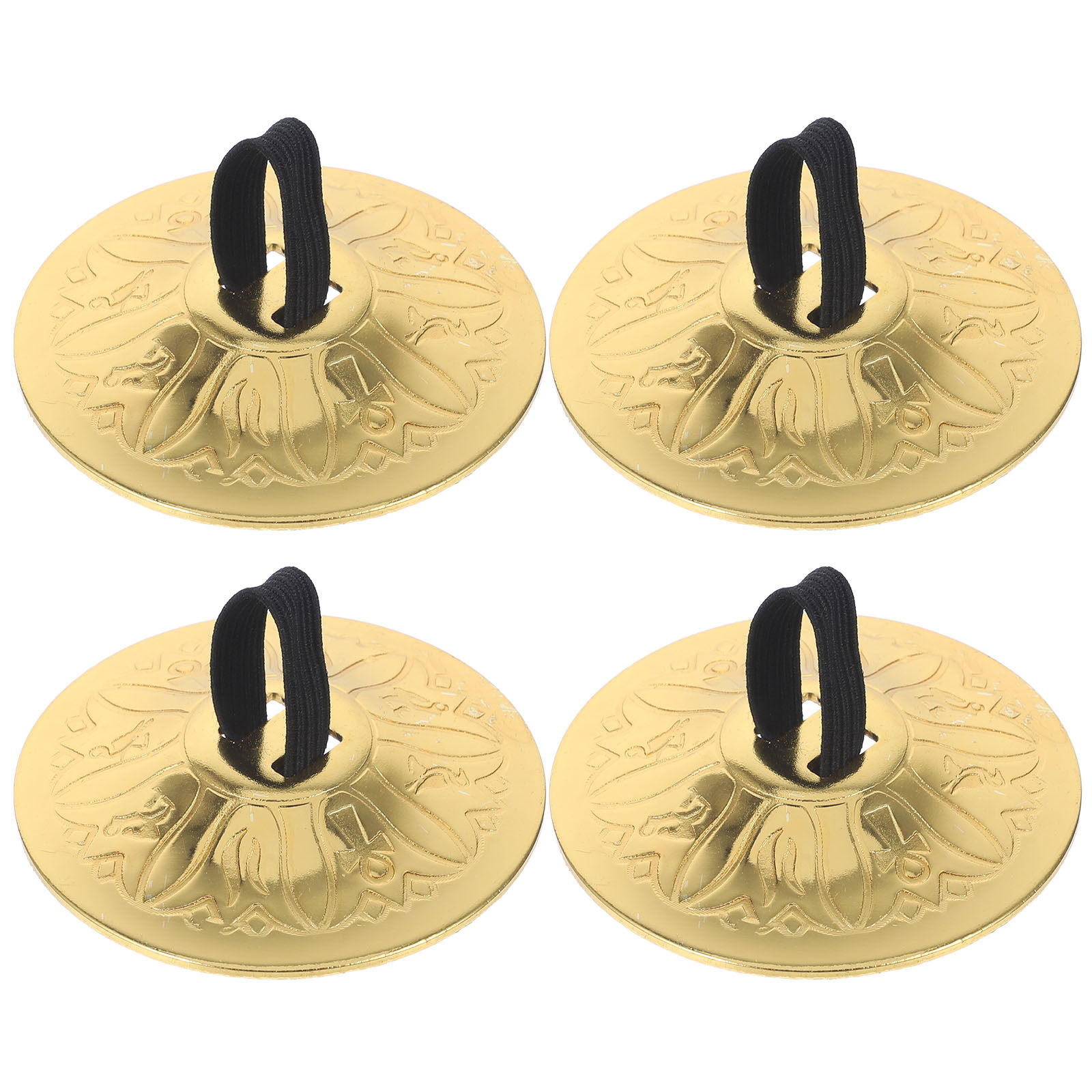Musical Instrument Percussion - 2 Pairs Finger Cymbal Percussion Dance