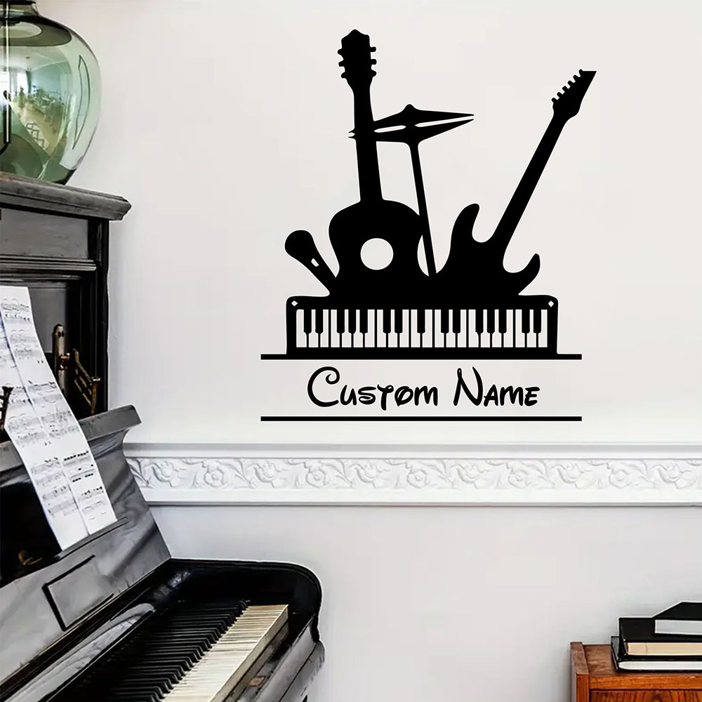 Musical Instrument And Names - 1PC Cartoon Musical instrument Custom Name