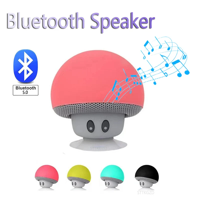 Musical Instrument Cajon - Mini Mushroom Bluetooth Speaker Portable Wireless
