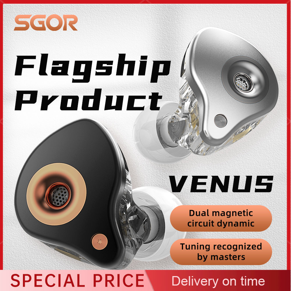 L Musical Instrument - SGOR VENUS Dynamic Earphones HIFI Super