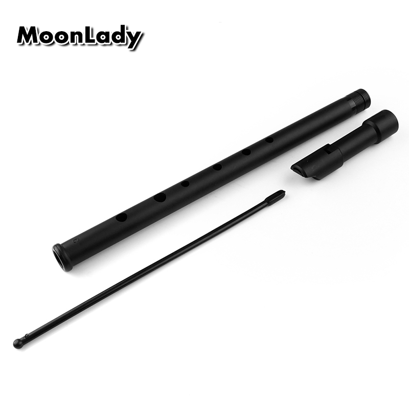 Musical Instrument Irish - Black ABS Plastic Flute C/D Key