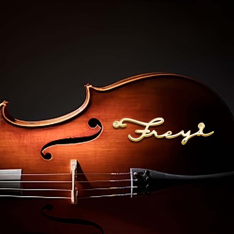Musical Instrument And Names - [Custom] Decorative nameplates with names, personalized