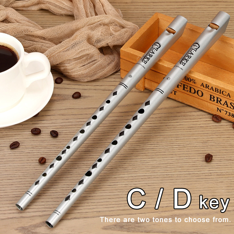 Musical Instrument Irish - Traditional Clarke Flute Silver C/D Key