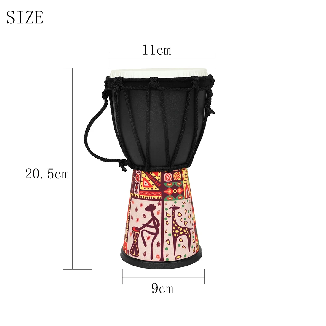 African Drum Handheld Children - Musical Instrument Percussion recension och pris