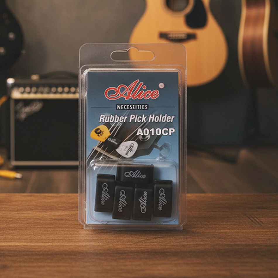Alice Black Rubber Pick Holder - Musical Instrument Fagot recension och pris