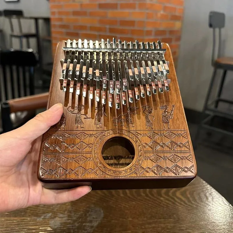 Wooden Kalimba Portable Childr - Musical Instrument Of Keyboard recension och pris