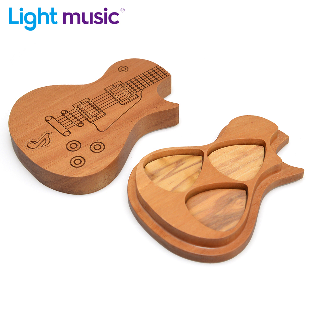 Guitar Picks Holder Wooden Ple - Musical Instrument Cajon recension och pris