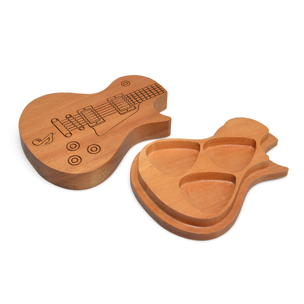 Guitar Picks Holder Wooden Ple - Musical Instrument Cajon recension och pris