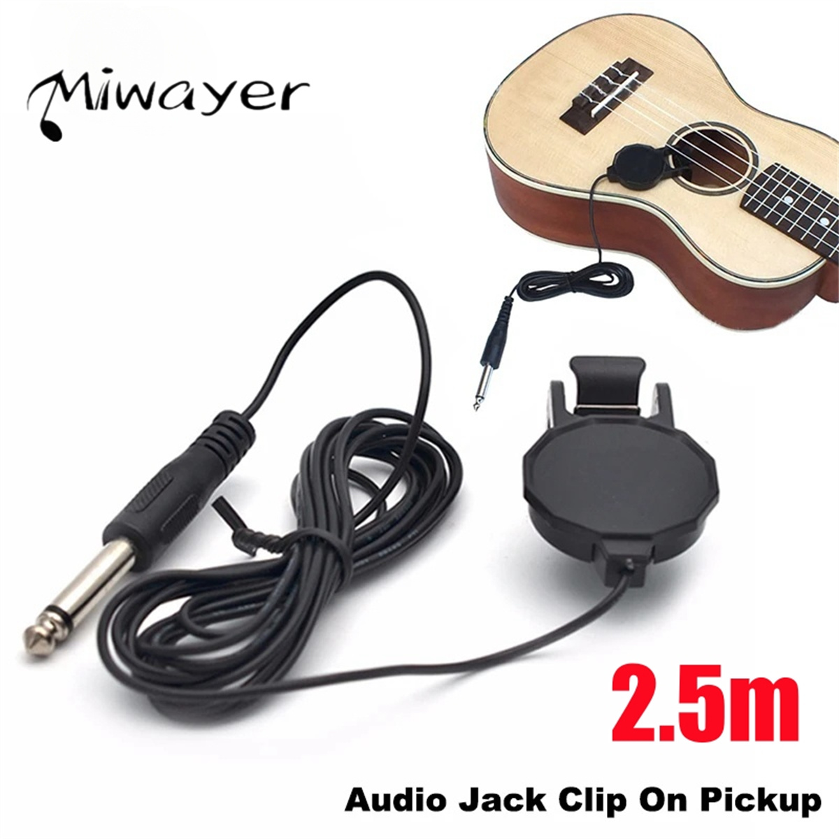 Audio Jack Clip On Pickup for  - Musical Instrument Art recension och pris