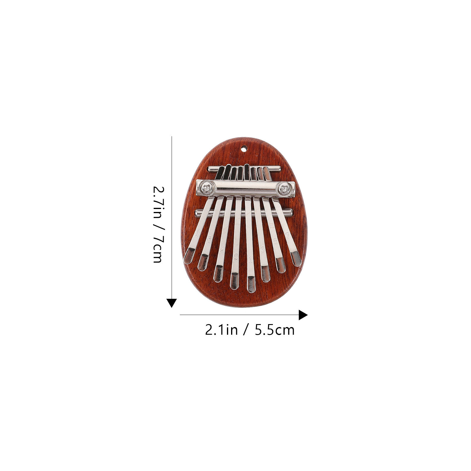 1Set Kalimba Mini 8 Keys Thumb - Musical Instrument Percussion recension och pris