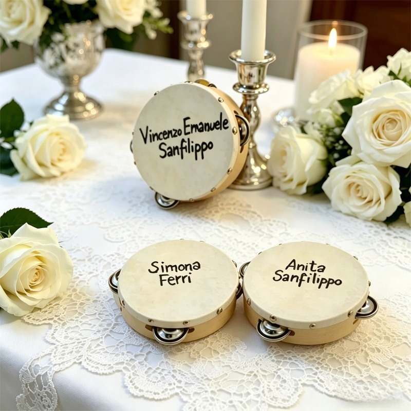 3/5PCS ﻿ Wedding Tambourine Dr - Musical Instrument And Names recension och pris