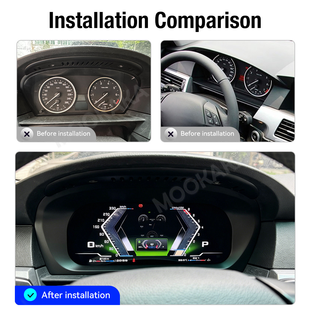 Car Digital Cluster For BMW 5  - Musical Instrument Irish recension och pris