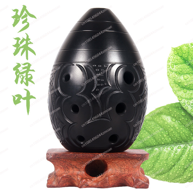 Eight-hole pear-shaped black p - Musical Instrument Xun recension och pris