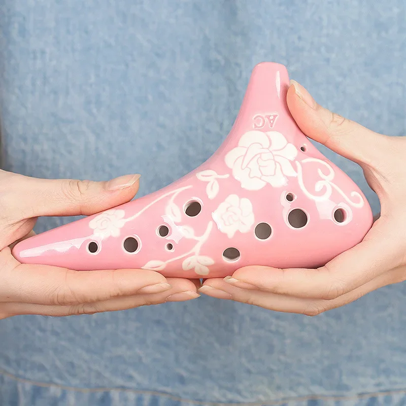 FENGYA Ceramic Ocarina 12 Hole - Musical Instrument Xun recension och pris
