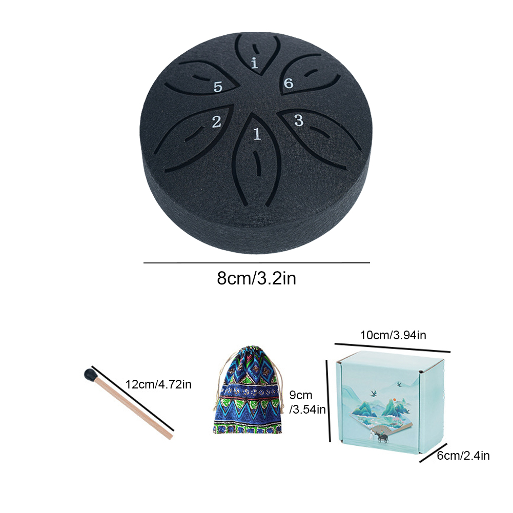 3 Inches 6 Notes Rain Drum for - Musical Instrument Percussion recension och pris
