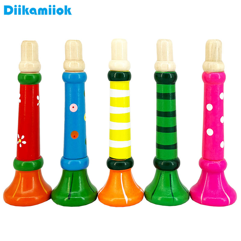 Wooden Trumpet Children Toy Ho - Musical Instrument Fagot recension och pris