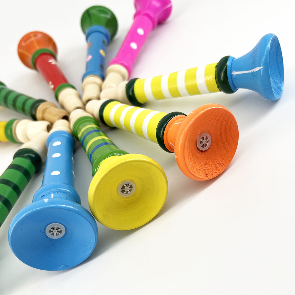 Wooden Trumpet Children Toy Ho - Musical Instrument Fagot recension och pris