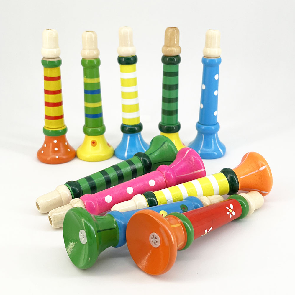 Wooden Trumpet Children Toy Ho - Musical Instrument Fagot recension och pris