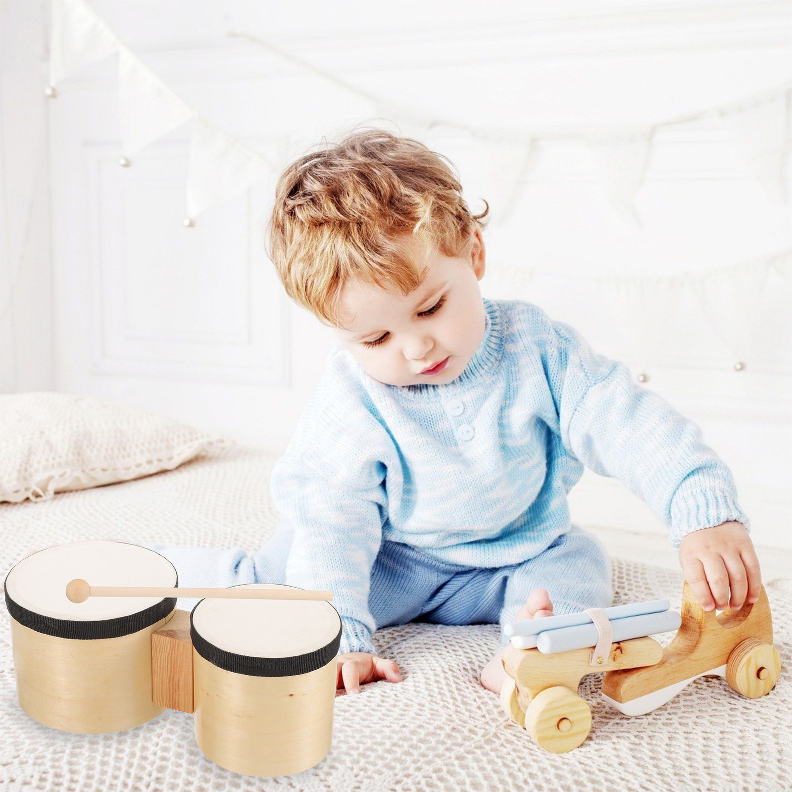 Drum Wooden Percussion Instrum - Musical Instrument Percussion recension och pris