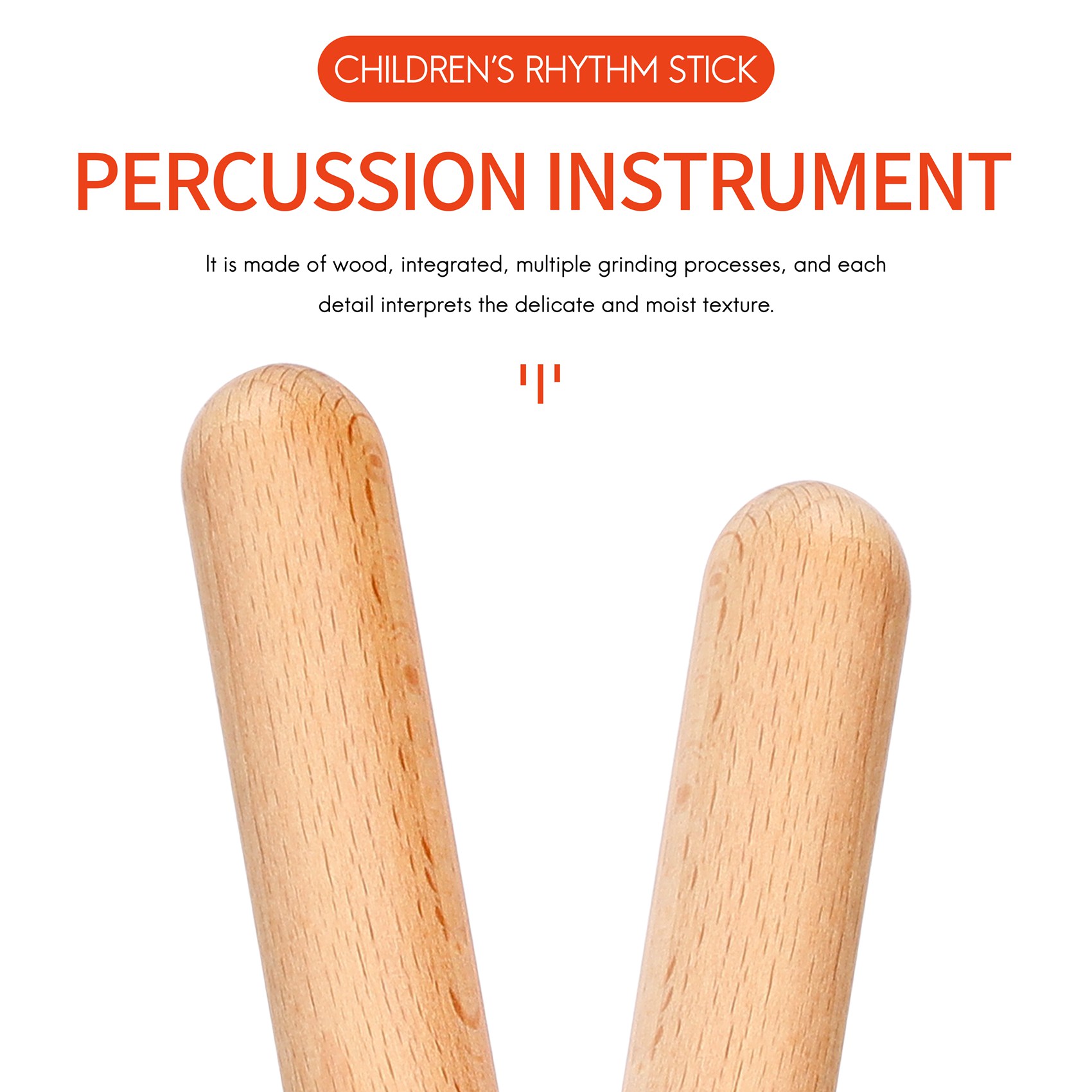 L79A 6 Pairs Wood Claves Music - Musical Instrument Percussion recension och pris