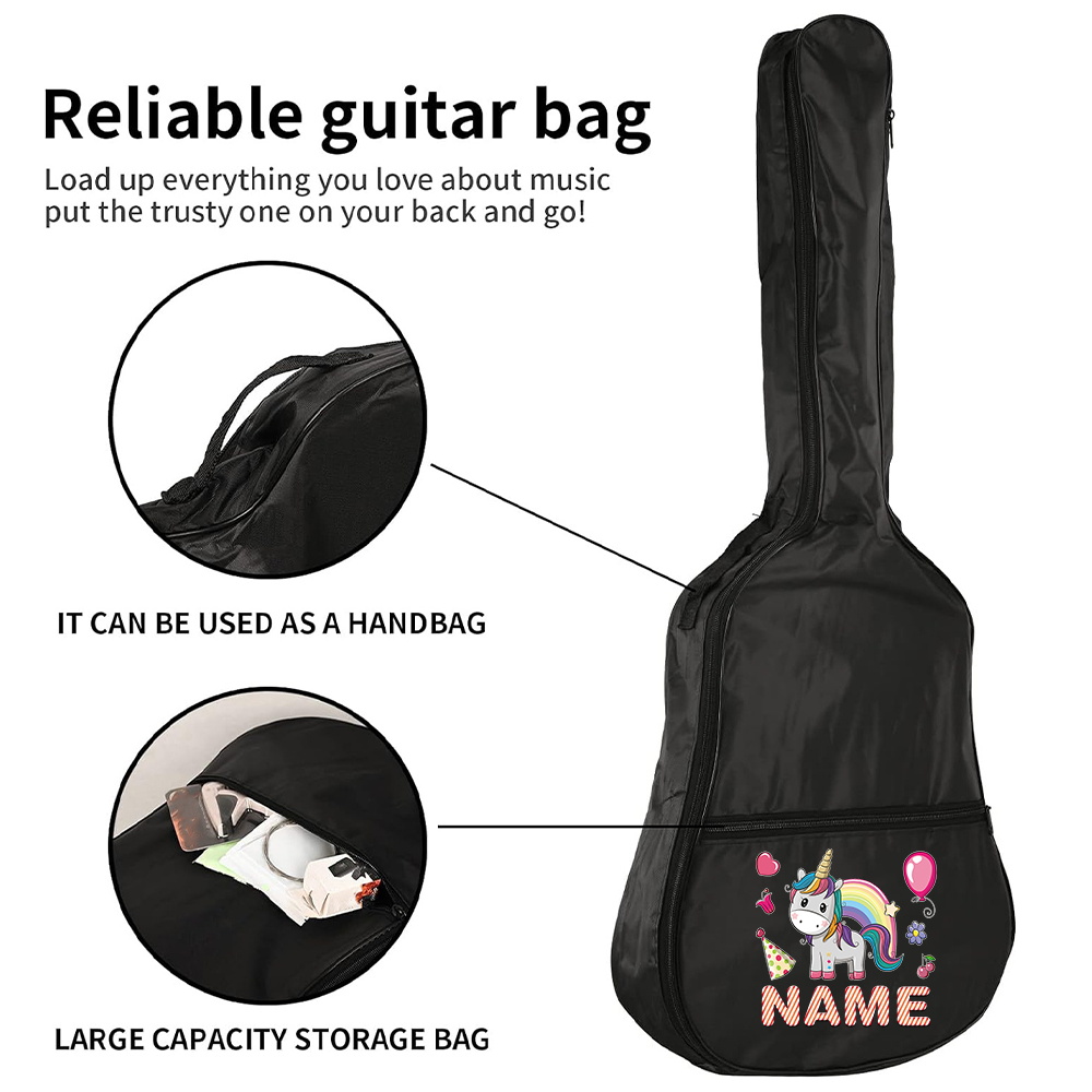Customized Name Guitar Bag 36- - Musical Instrument And Names recension och pris