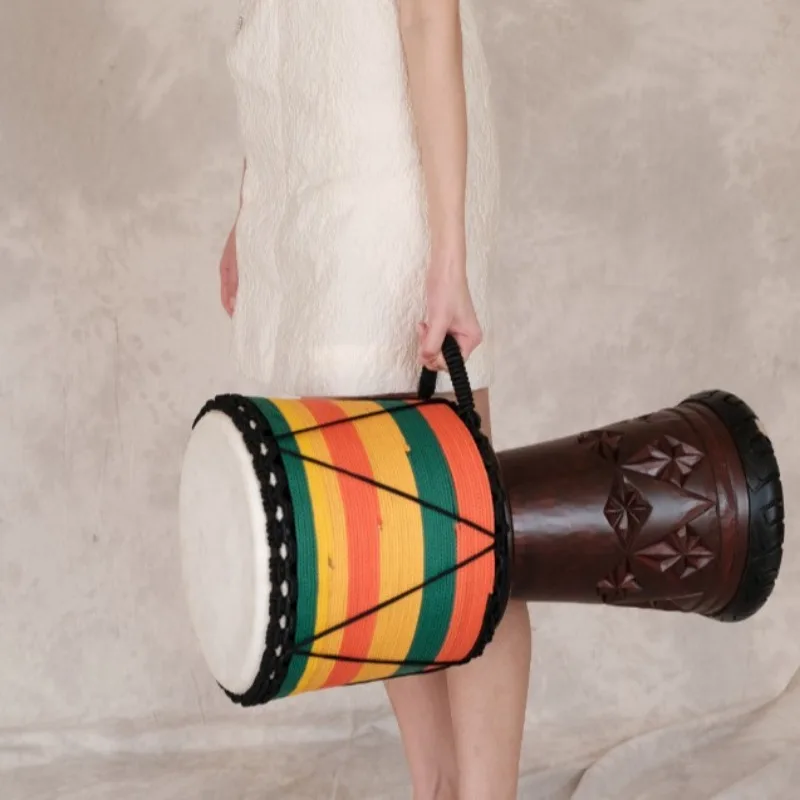 12 Inch Djembe Mahogany Africa - Musical Instrument Percussion recension och pris