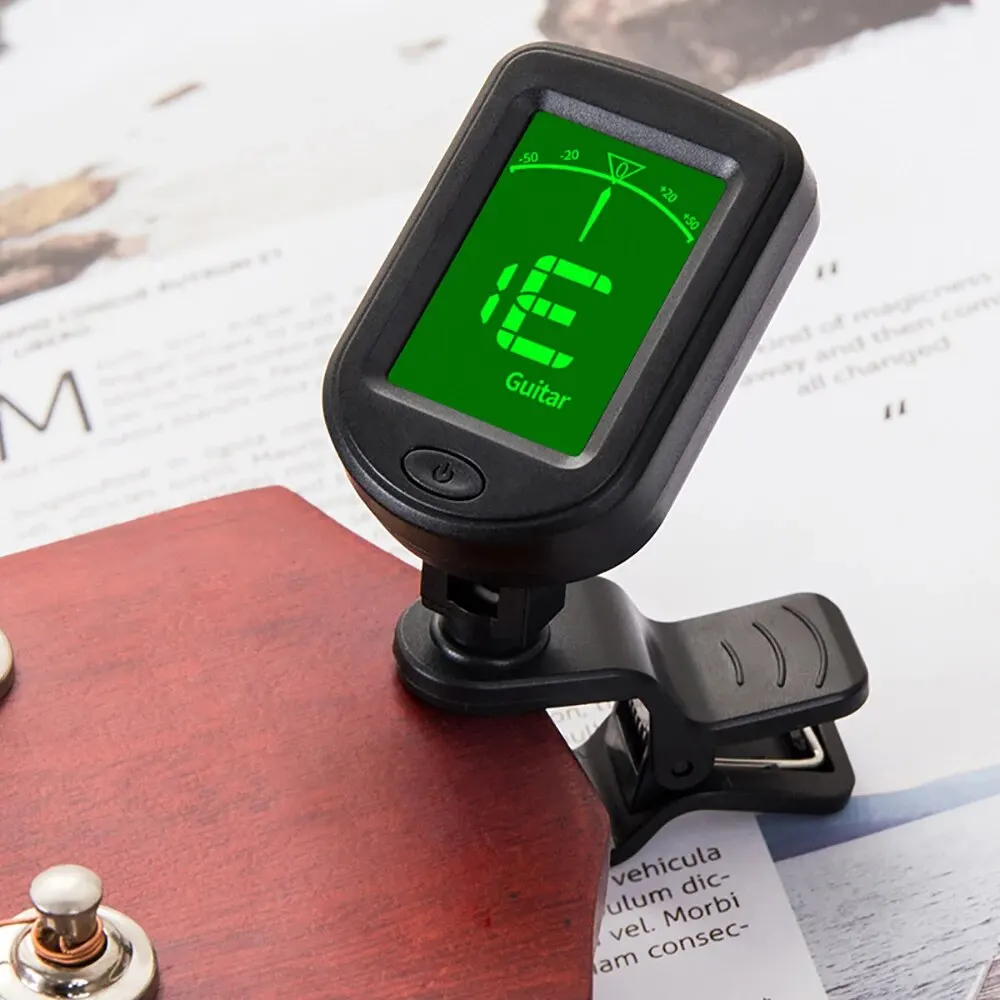 T-02 Guitar Tuner Clip-on Chro - Musical Instrument Art recension och pris