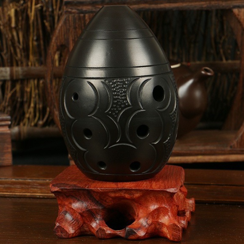 8 Holes Ocarina Black Portable - Musical Instrument Xun recension och pris