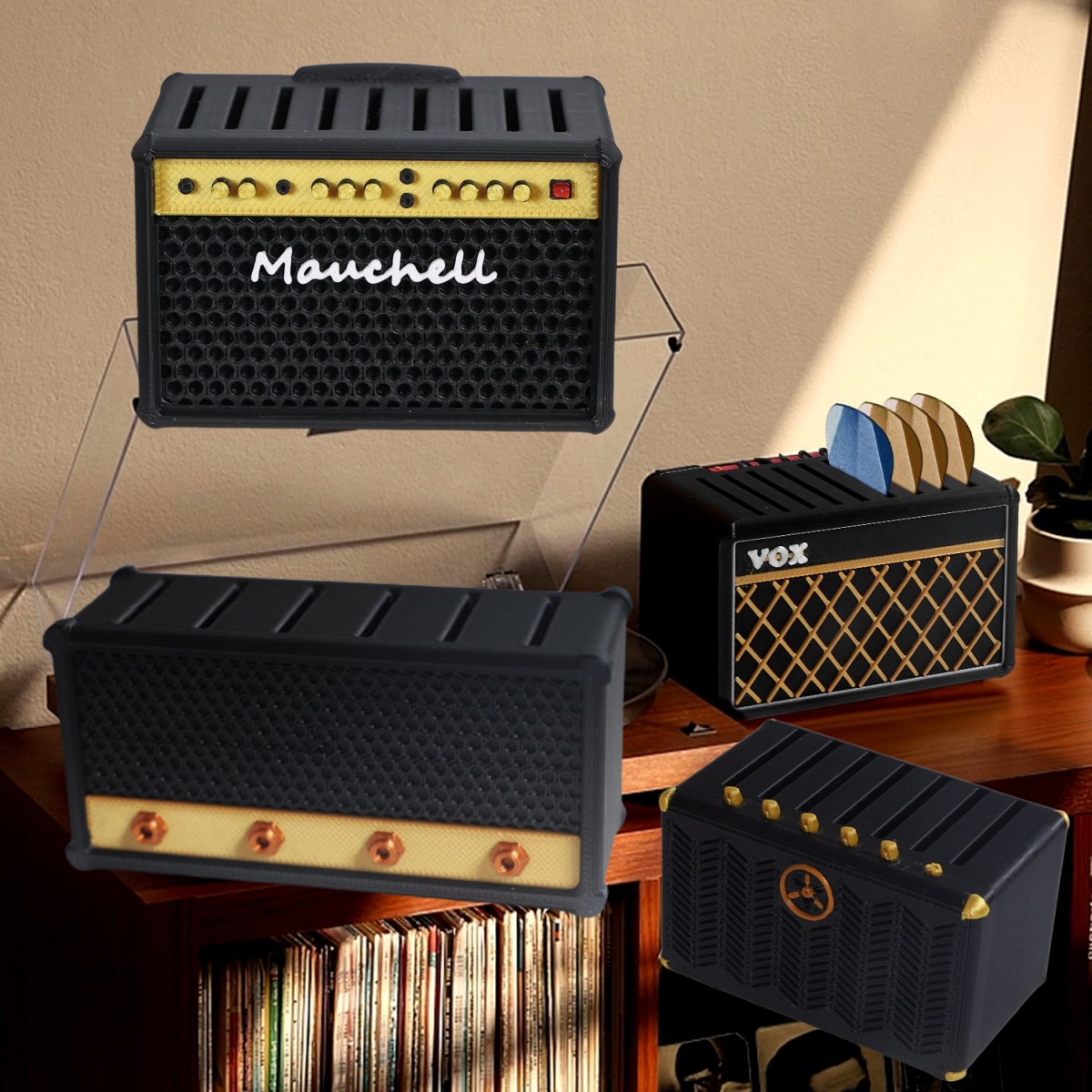 Guitar Pick Holder, 3D Printed - Musical Instrument Cajon recension och pris