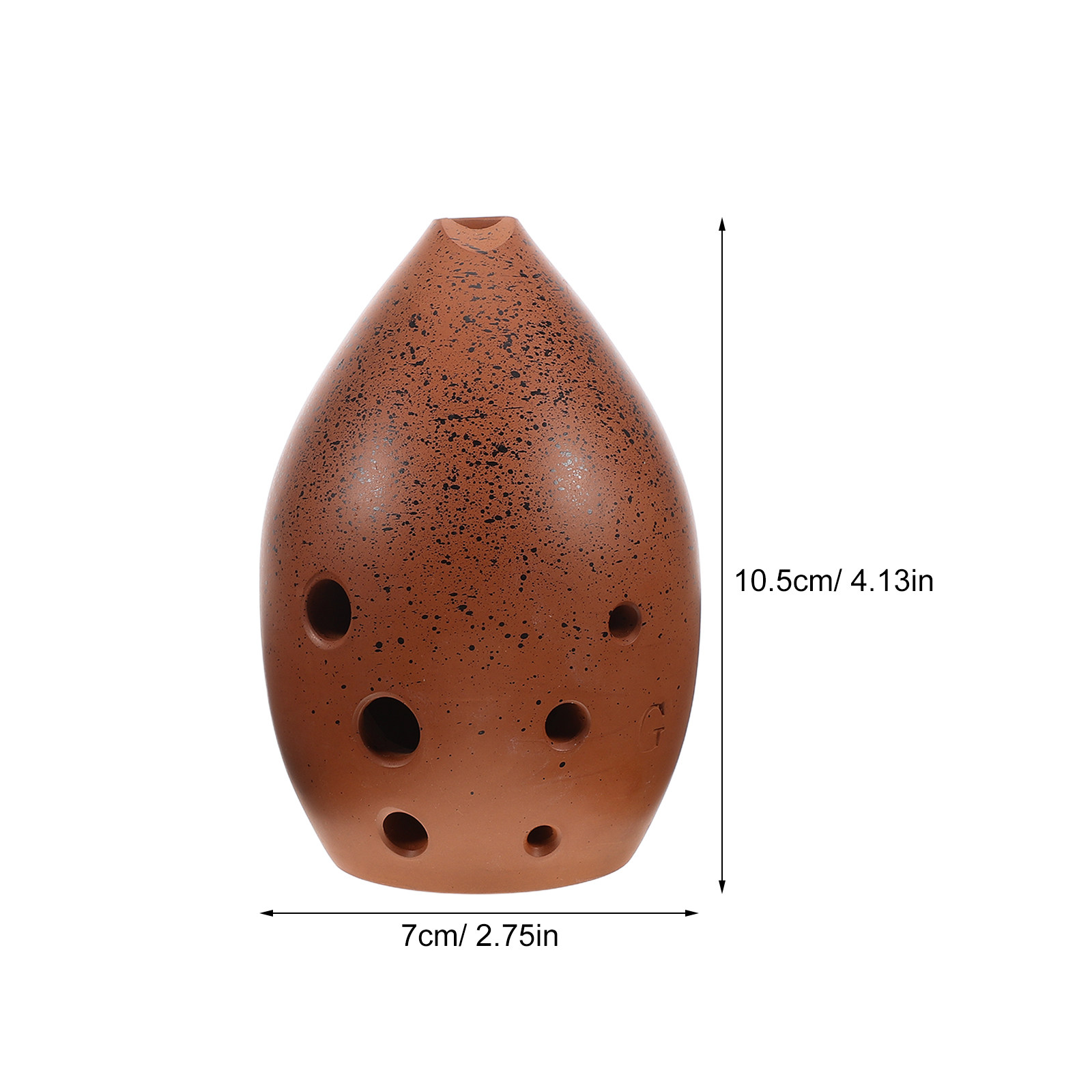 Ceramic Ocarina Flute 8 Hole C - Musical Instrument Xun recension och pris