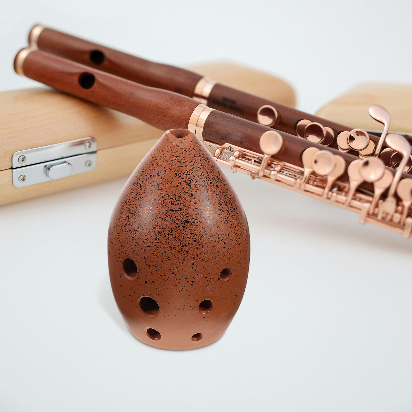 8 Hole Ceramic Ocarina Chinese - Musical Instrument Xun recension och pris