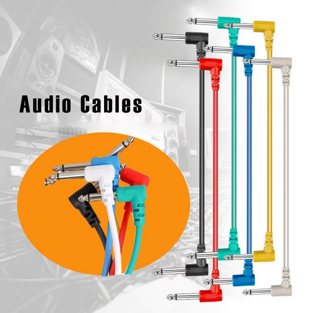 6pcs Audio Cable for Audio Ele - Musical Instrument Bass recension och pris