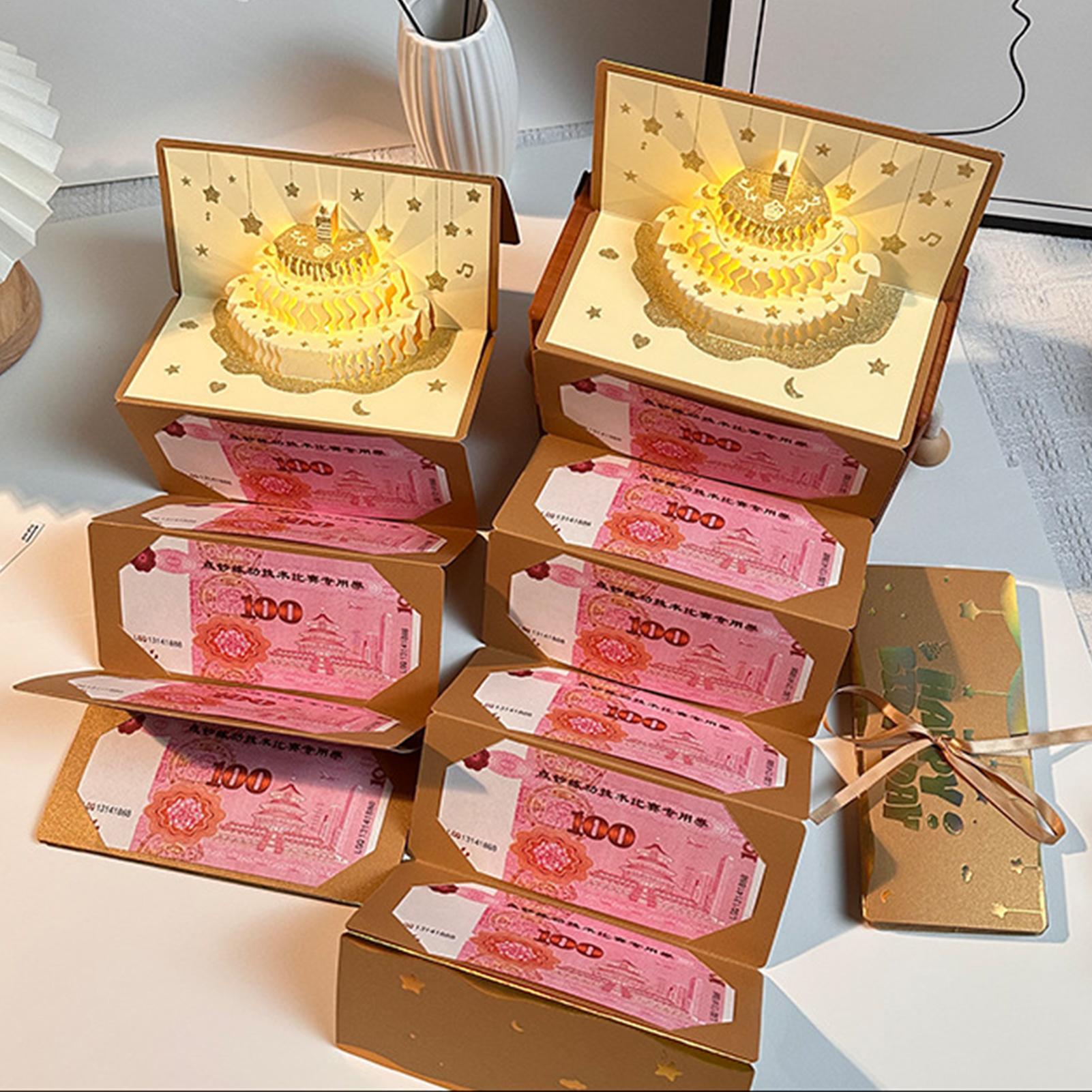 3D Cake Birthday Money Envelop - Musical Instrument Cajon recension och pris