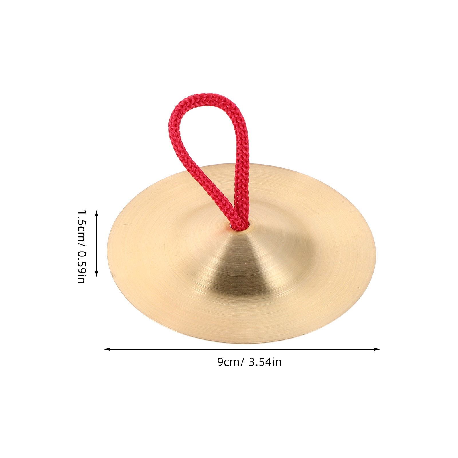 Kids Finger Cymbals Copper 9Cm - Musical Instrument Percussion recension och pris