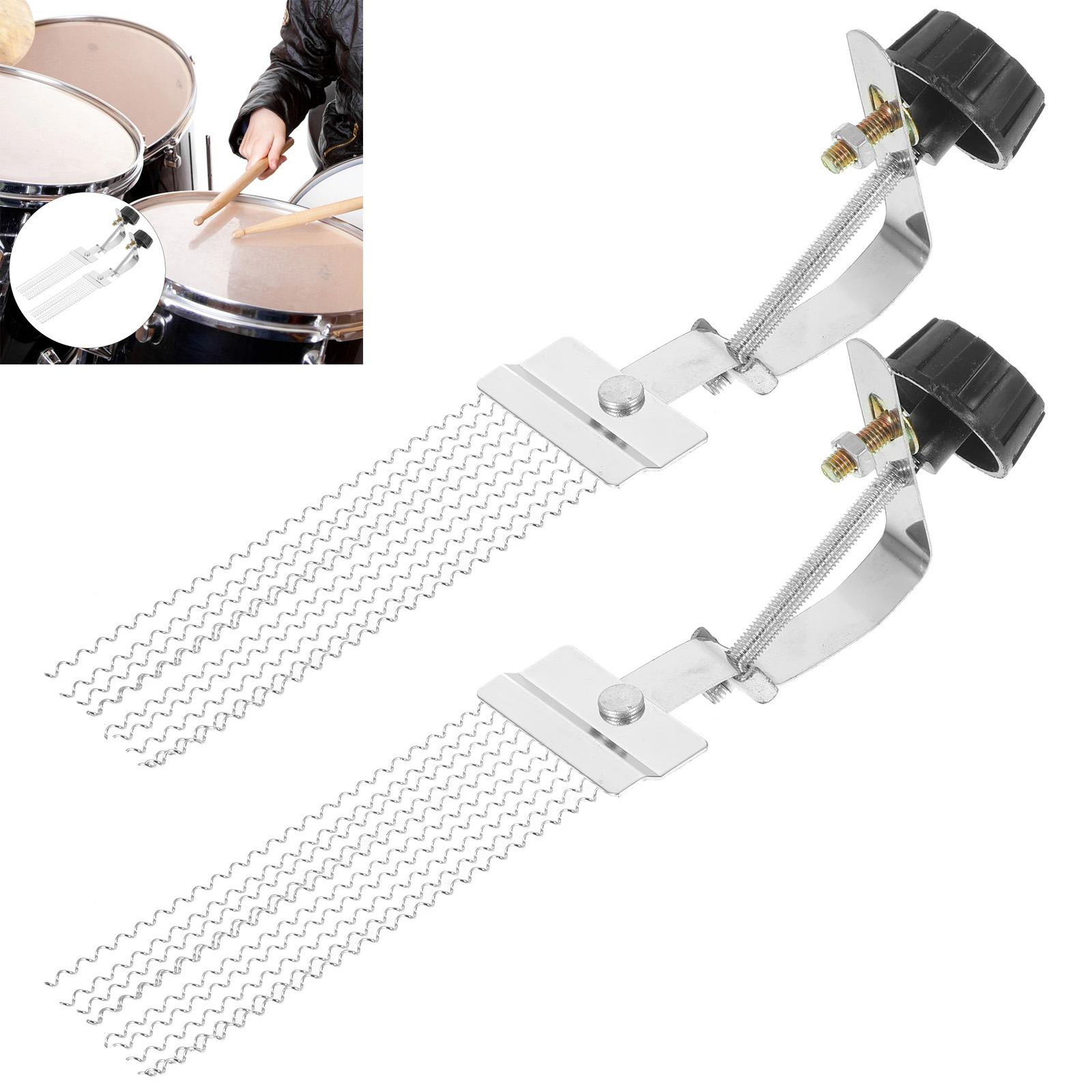 1/2pcs Half Design Steel Iron  - Musical Instrument Cajon recension och pris