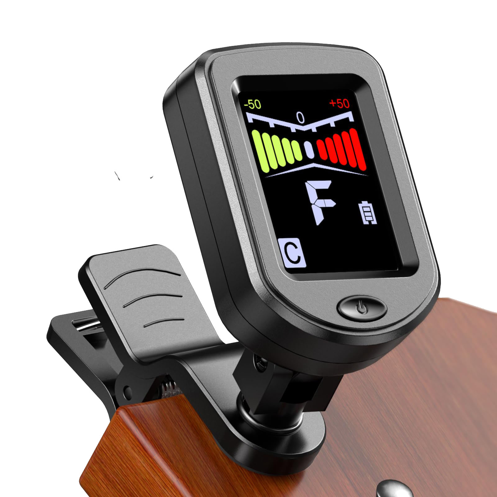 Clip-On Guitar Tuner with Regu - Musical Instrument Art recension och pris
